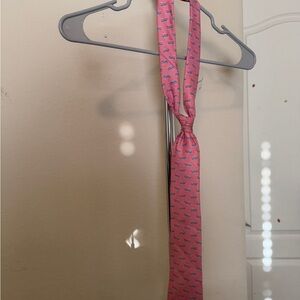 Nautica Pink and Blue Whale Pattern Tie